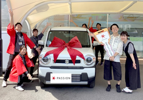 納車式の様子